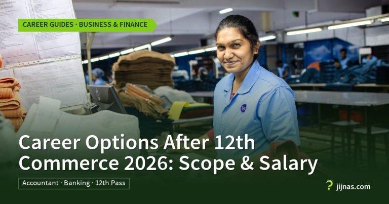 Career Options After 12th Commerce 2026: Scope & Salary, Career Guides · Business & Finance | jijnas.com