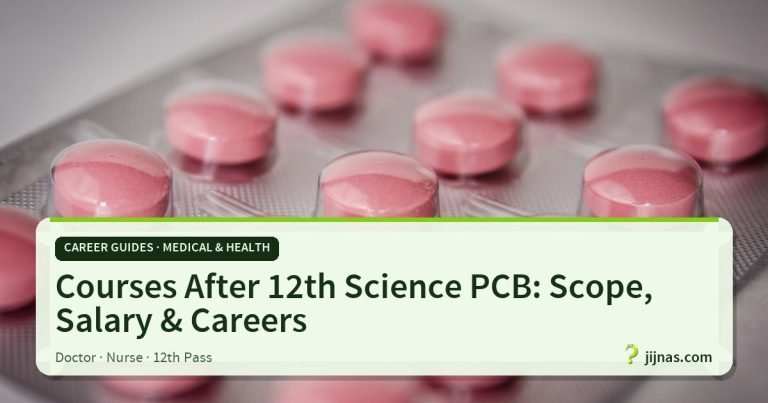 Courses After 12th Science PCB: Scope, Salary & Careers, Career Guides · Medical & Health | jijnas.com