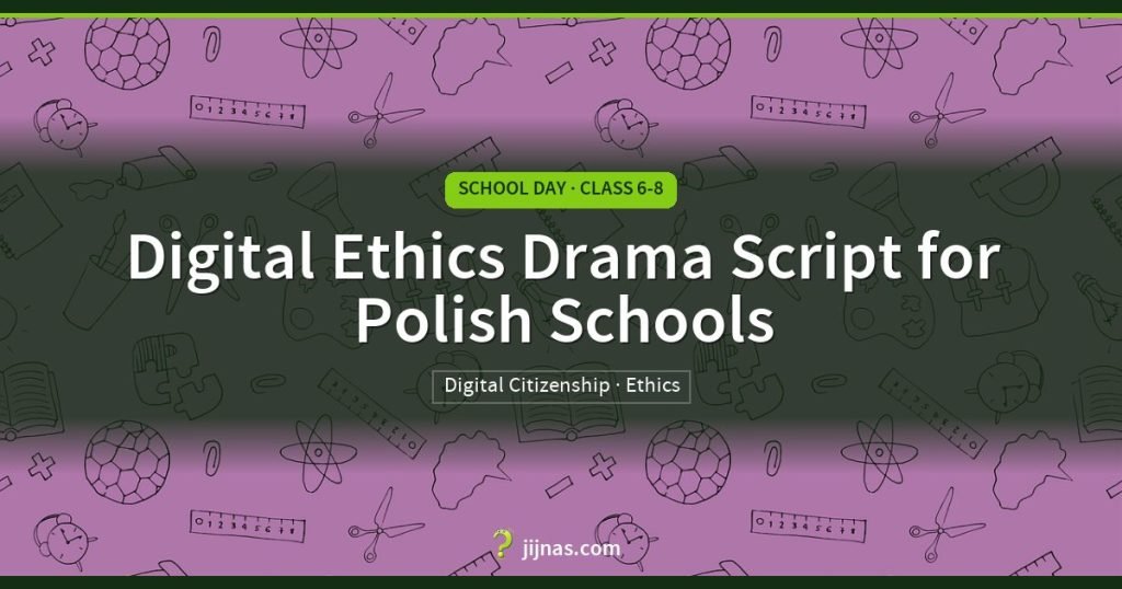 Digital Ethics Drama Script for Polish Schools, School Day · Class 6-8 | jijnas.com