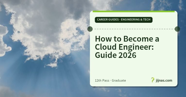 How to Become a Cloud Engineer: Guide 2026, Career Guides · Engineering & Tech | jijnas.com