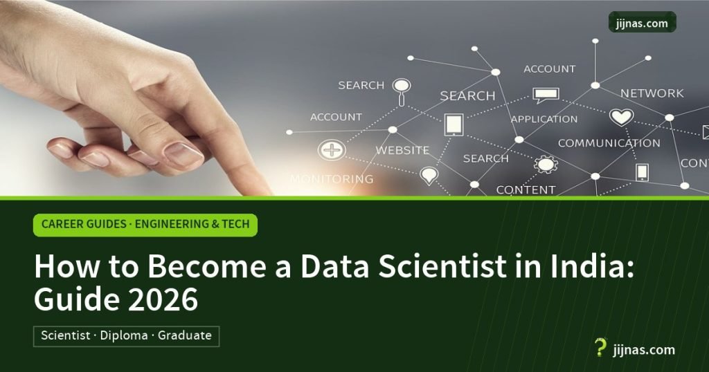 How to Become a Data Scientist in India: Guide 2026, Career Guides · Engineering & Tech | jijnas.com