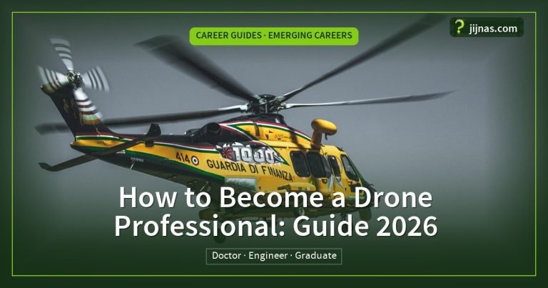 How to Become a Drone Professional: Guide 2026, Career Guides · Emerging Careers | jijnas.com