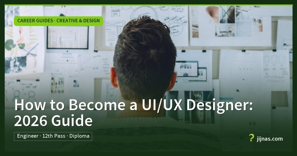 How to Become a UI/UX Designer: 2026 Guide, Career Guides · Creative & Design | jijnas.com