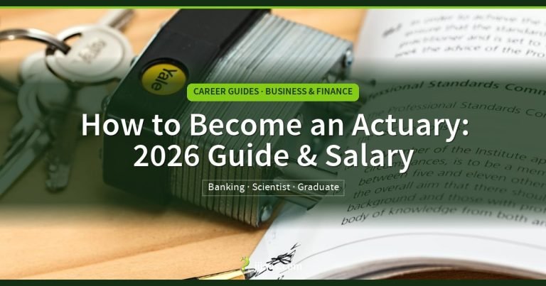How to Become an Actuary: 2026 Guide & Salary, Career Guides · Business & Finance | jijnas.com