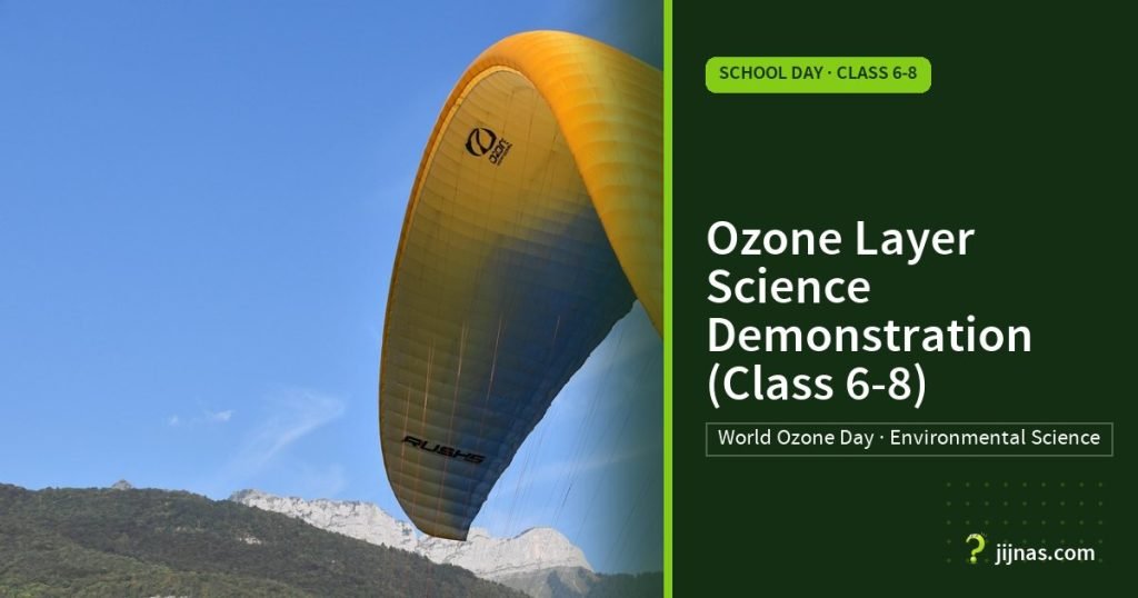 Ozone Layer Science Demonstration (Class 6-8), School Day · Class 6-8 | jijnas.com