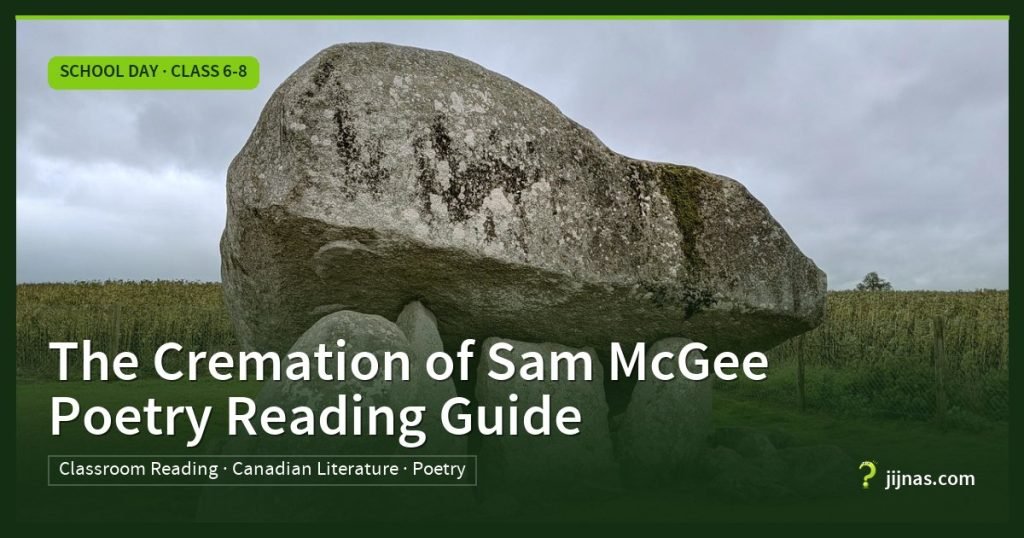 The Cremation of Sam McGee Poetry Reading Guide, School Day · Class 6-8 | jijnas.com