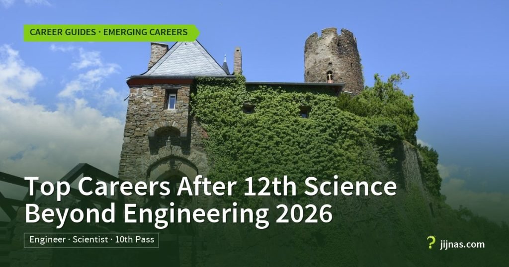 Top Careers After 12th Science Beyond Engineering 2026, Career Guides · Emerging Careers | jijnas.com