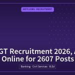UP PGT Recruitment 2026, Apply Online for 2607 Posts, Arts Jobs · Recruitment | jijnas.com