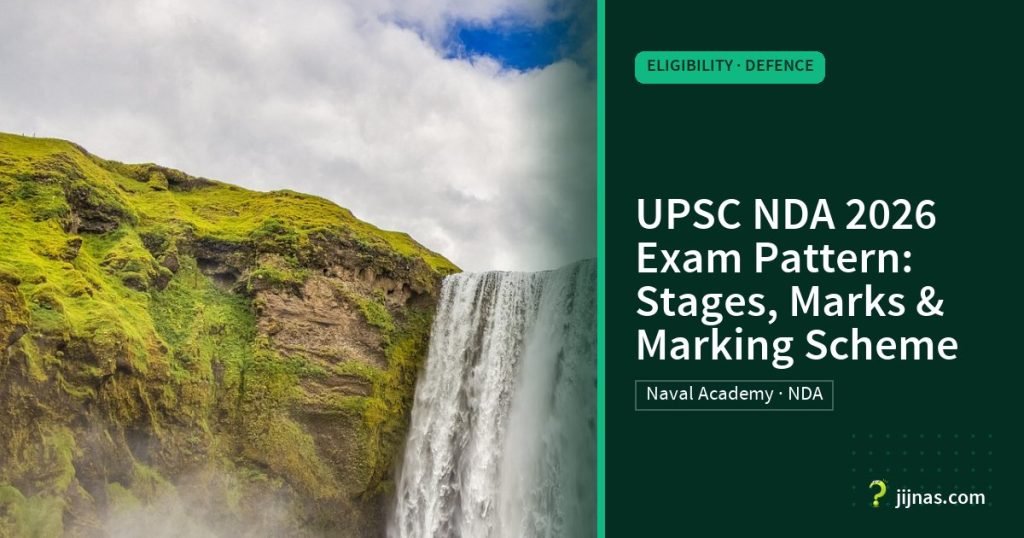 UPSC NDA 2026 Exam Pattern: Stages, Marks & Marking Scheme, Eligibility · Defence | jijnas.com