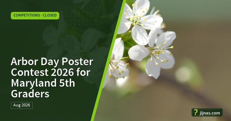 Arbor Day Poster Contest 2026 for Maryland 5th Graders, Competitions · Closed | jijnas.com