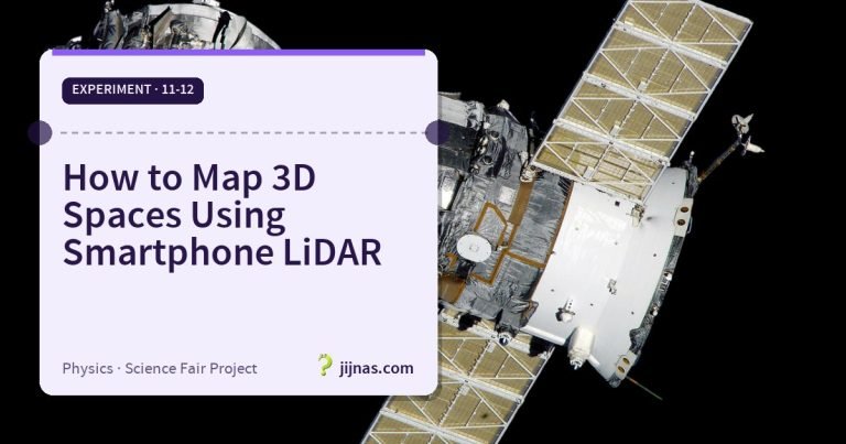 How to Map 3D Spaces Using Smartphone LiDAR, Experiment · 11-12 | jijnas.com