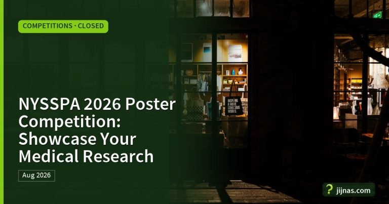 NYSSPA 2026 Poster Competition: Showcase Your Medical Research, Competitions · Closed | jijnas.com