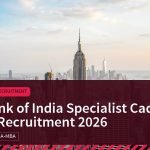 State Bank of India Specialist Cadre Officers Recruitment 2026, Management Jobs · Recruitment | jijnas.com
