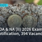 UPSC NDA & NA (II) 2026 Exam Date, Notification, 394 Vacancies, 12th Pass Jobs · Exam Dates | jijnas.com