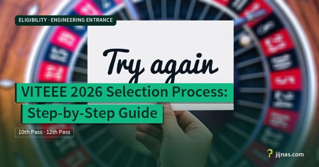 VITEEE 2026 Selection Process: Step-by-Step Guide, Eligibility · Engineering Entrance | jijnas.com